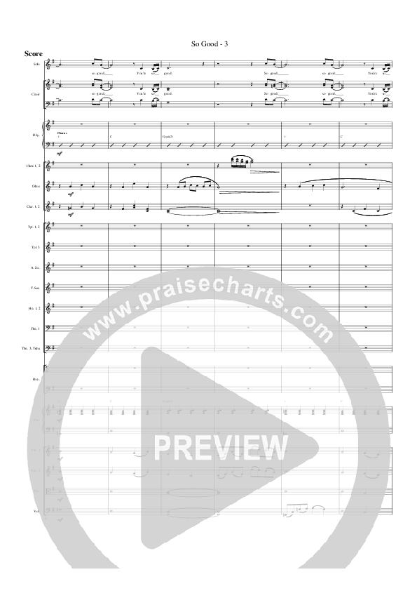 So Good Conductor's Score (G3 Worship)