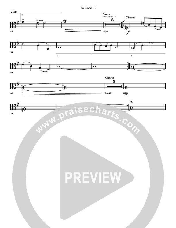 So Good Viola (G3 Worship)