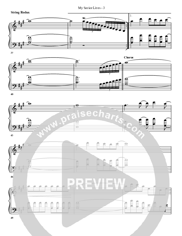 My Savior Lives Synth Strings (G3 Worship)