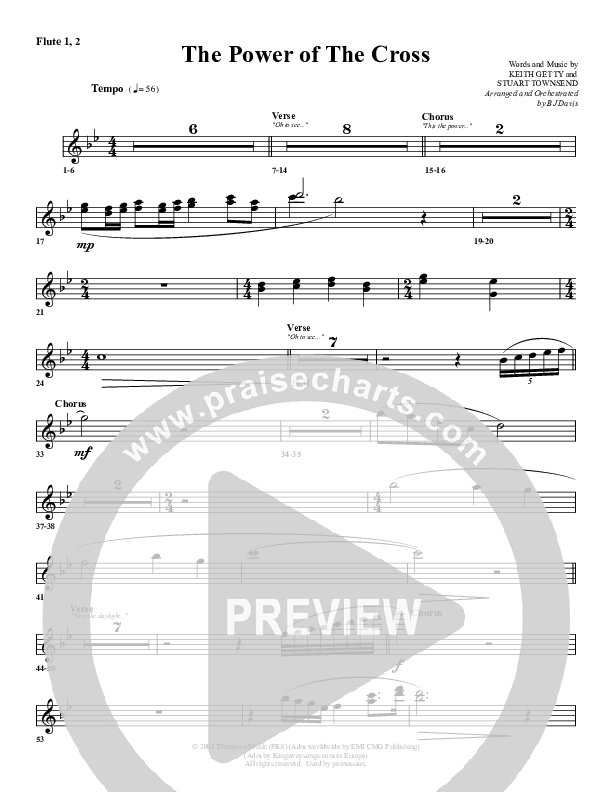 The Power Of The Cross Flute (G3 Worship)