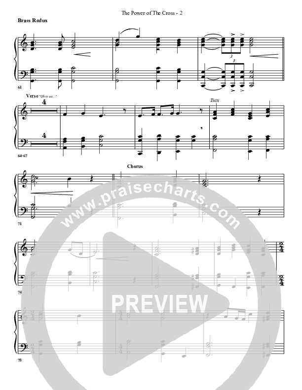 The Power Of The Cross Synth Brass (G3 Worship)