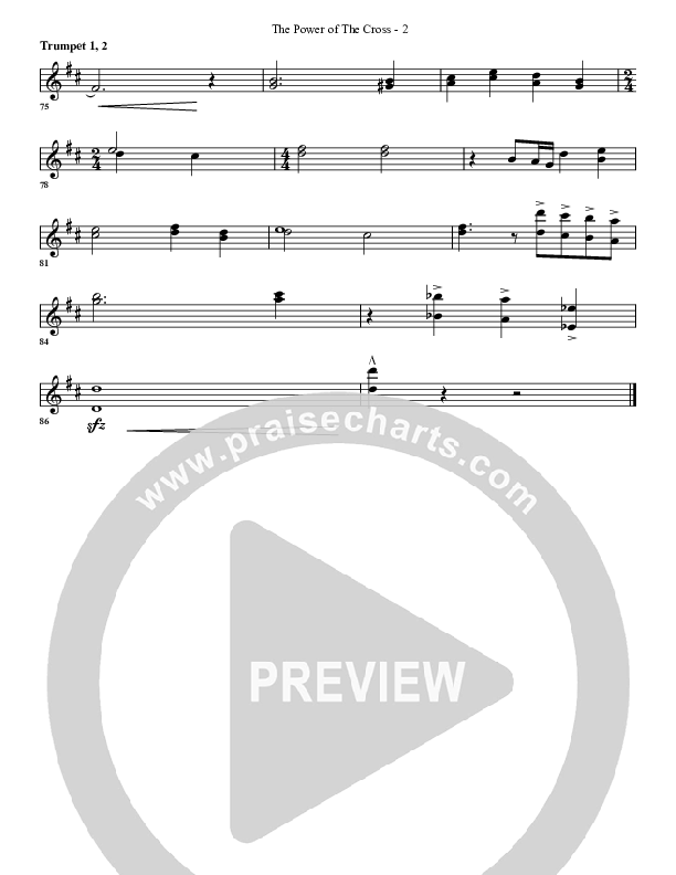 The Power Of The Cross Trumpet 1,2 (G3 Worship)