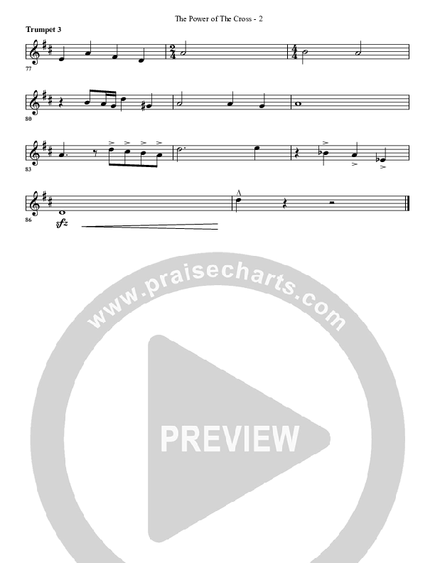 The Power Of The Cross Trumpet 3 (G3 Worship)