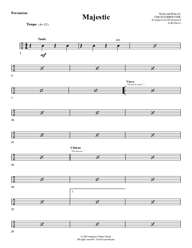 Majestic Percussion (G3 Worship)