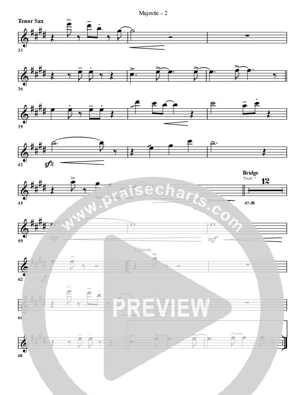 Majestic Tenor Sax 2 (G3 Worship)