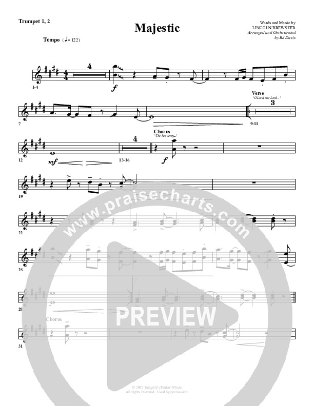 Majestic Trumpet 1,2 (G3 Worship)