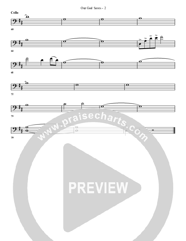 Our God Saves Cello (G3 Worship)