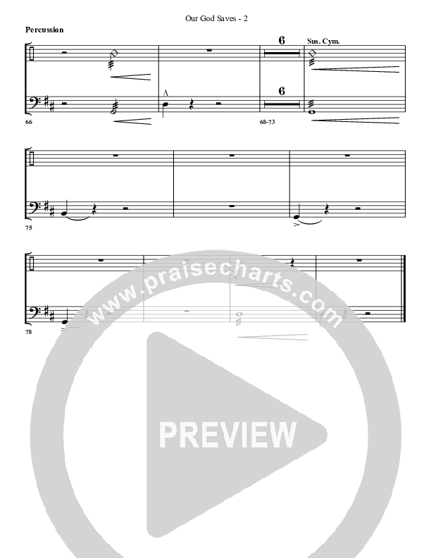 Our God Saves Percussion (G3 Worship)