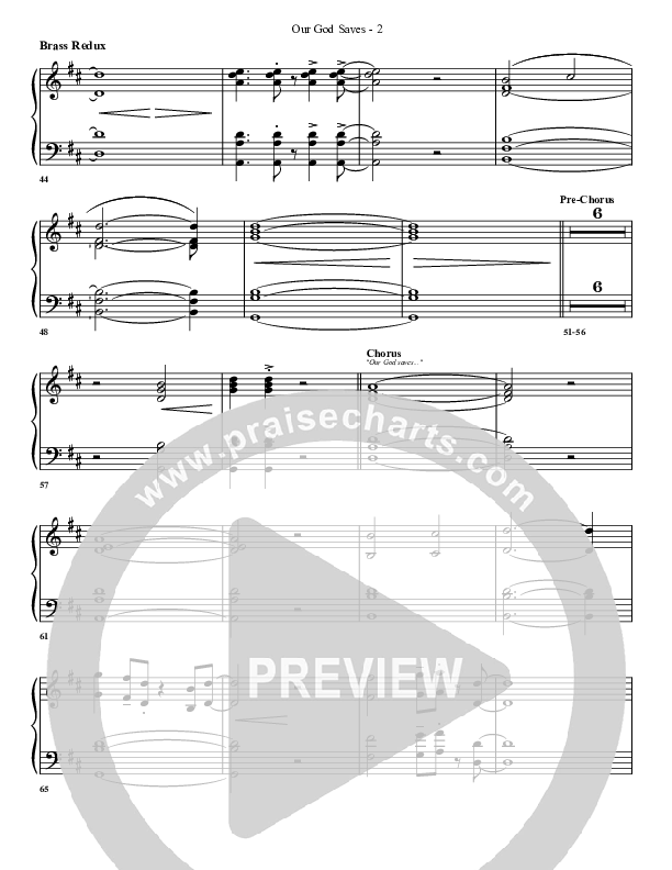 Our God Saves Synth Brass (G3 Worship)