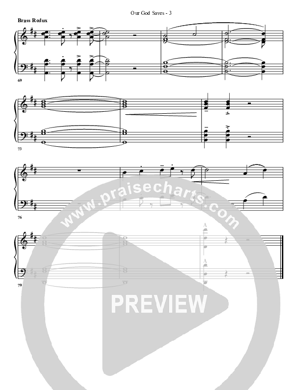 Our God Saves Synth Brass (G3 Worship)