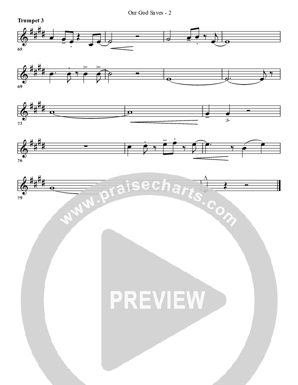 Our God Saves Trumpet 3 (G3 Worship)