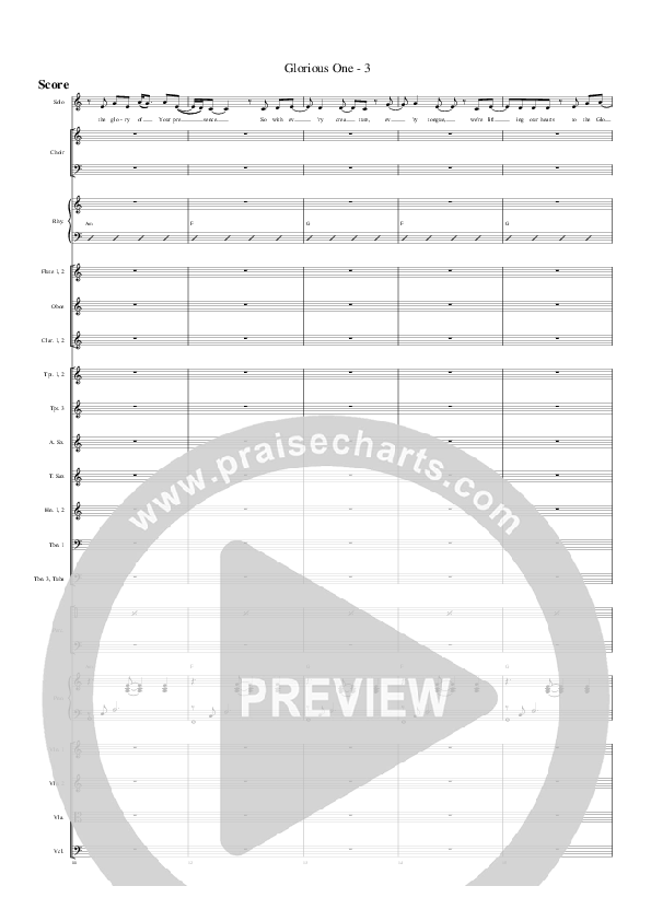 Glorious One Orchestration (G3 Worship)