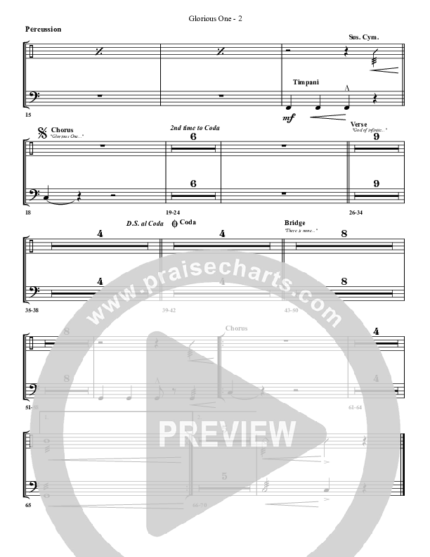 Glorious One Percussion (G3 Worship)