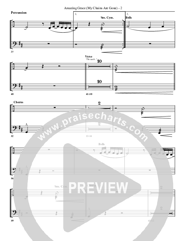 Amazing Grace (My Chains Are Gone) Percussion (G3 Worship)