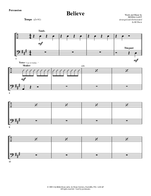 Believe Percussion (G3 Worship)
