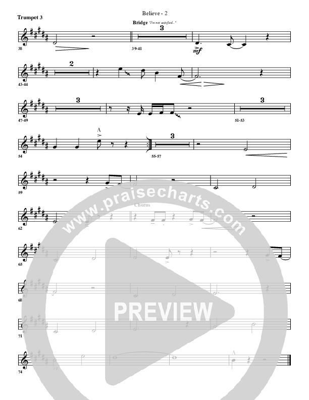 Believe Trumpet 3 (G3 Worship)