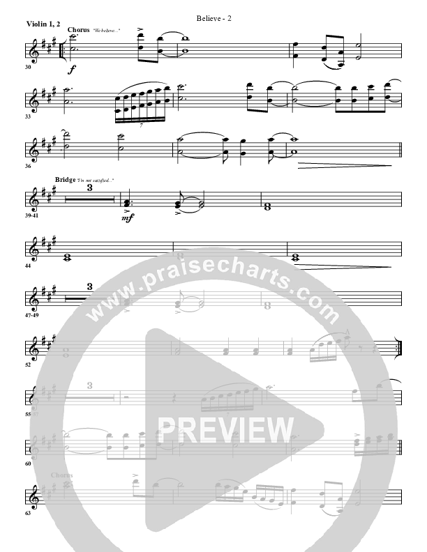 Believe Violin 1/2 (G3 Worship)