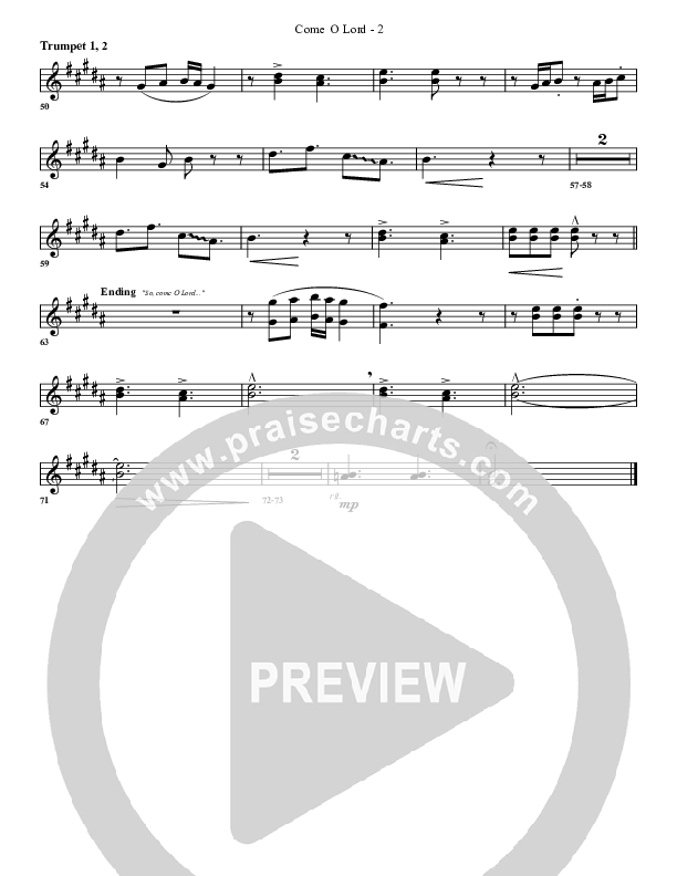 Come O Lord Trumpet 1,2 (G3 Worship)