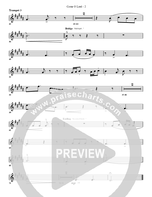 Come O Lord Trumpet 3 (G3 Worship)
