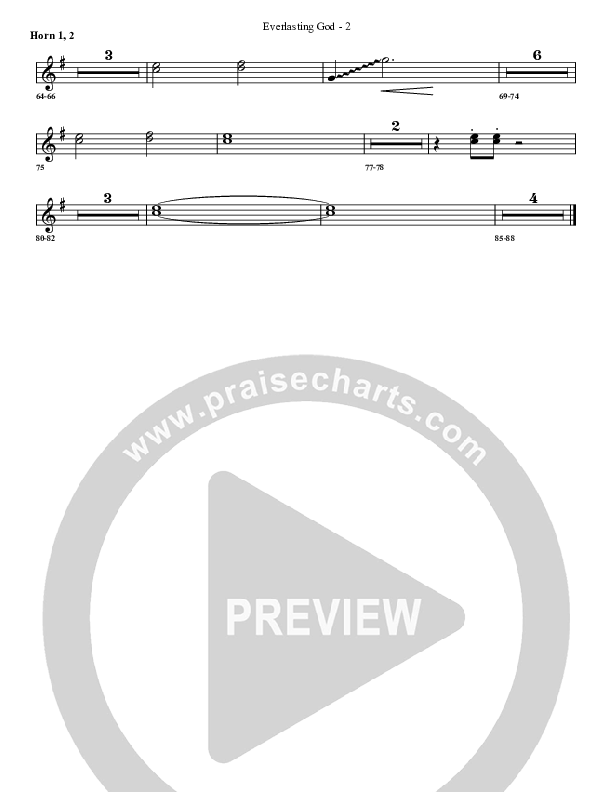 Everlasting God French Horn 1/2 (G3 Worship)