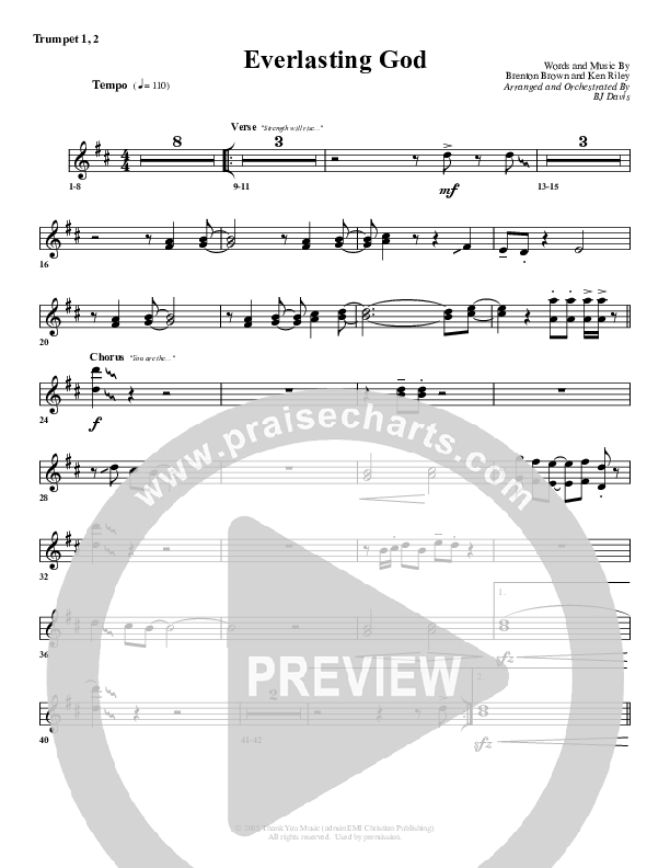Everlasting God Trumpet 1,2 (G3 Worship)