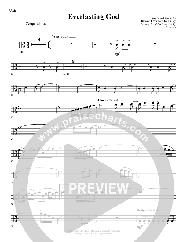 Everlasting God Viola (G3 Worship)