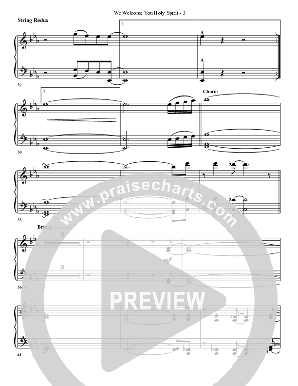 We Welcome You Holy Spirit Synth Strings (G3 Worship)