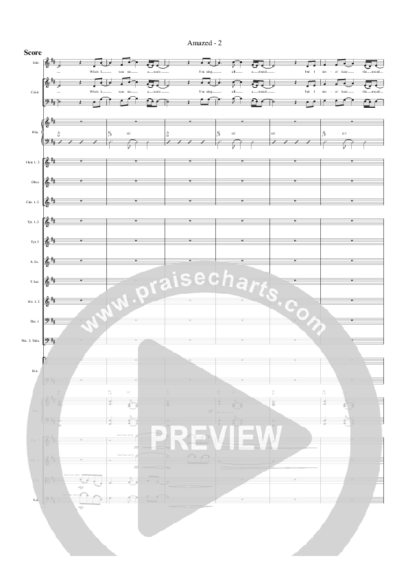 Amazed By You (with The Love Of God) Orchestration (G3 Worship)
