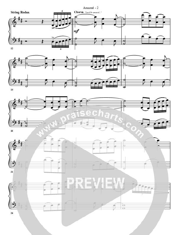 Amazed By You (with The Love Of God) Synth Strings (G3 Worship)