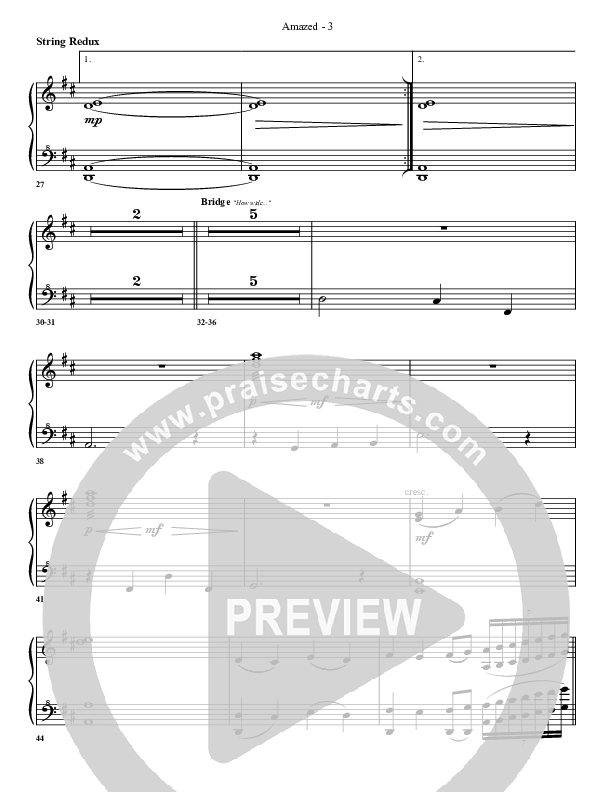 Amazed By You (with The Love Of God) Synth Strings (G3 Worship)