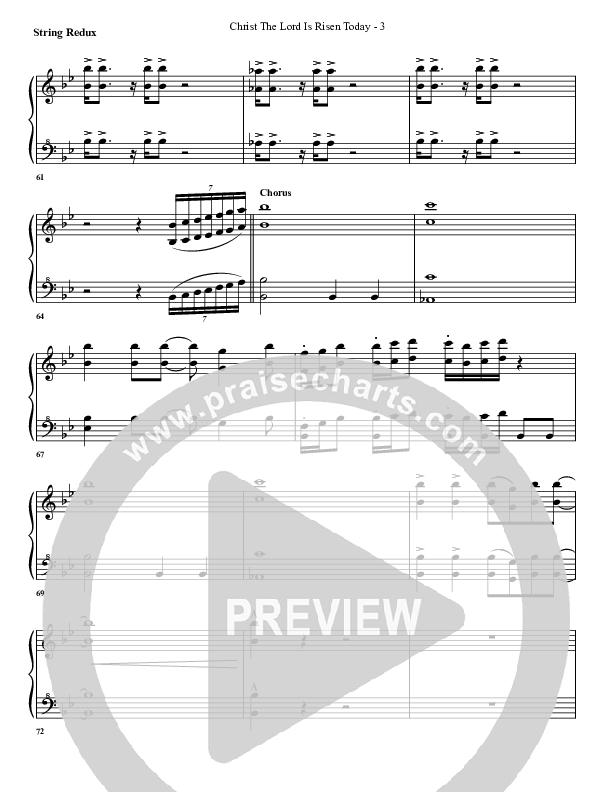 Christ The Lord Is Risen Today Synth Strings (G3 Worship)
