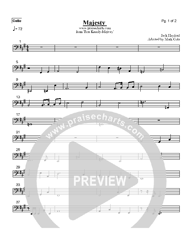 Majesty Cello (Ron Kenoly)