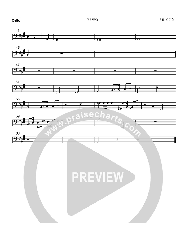 Majesty Cello (Ron Kenoly)