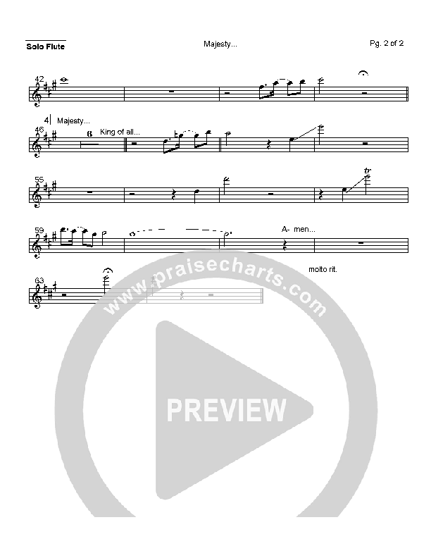 Majesty Flute (Ron Kenoly)