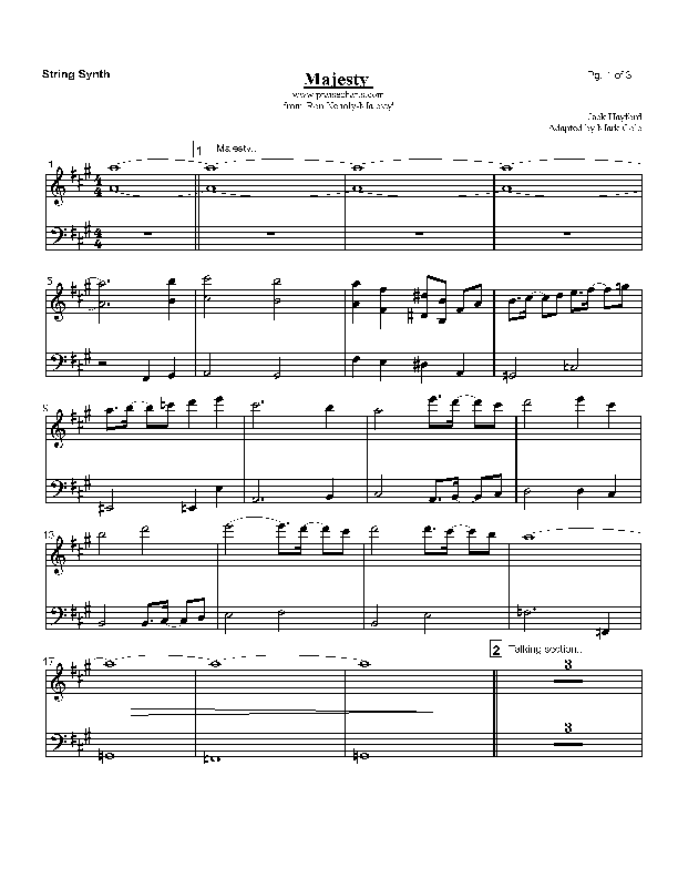 Majesty Synth Strings (Ron Kenoly)