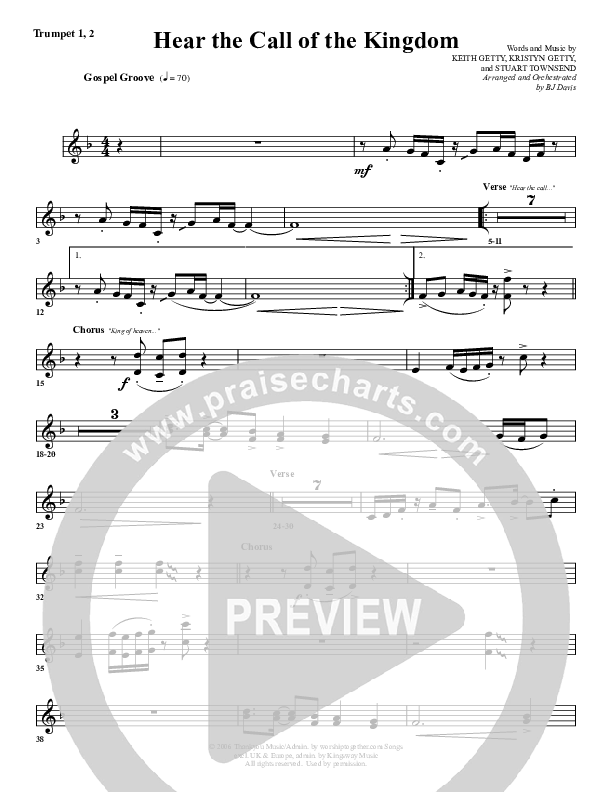 Hear The Call Of The Kingdom Trumpet 1,2 (G3 Worship)