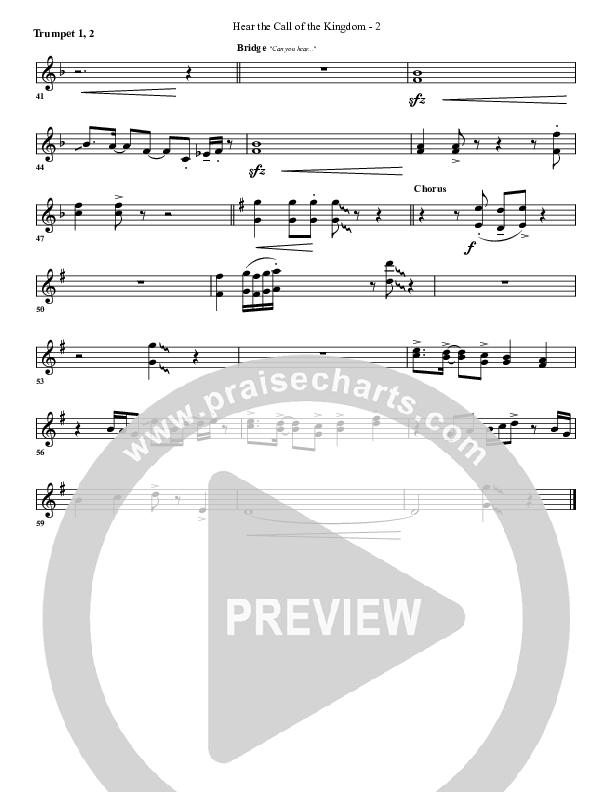 Hear The Call Of The Kingdom Trumpet 1,2 (G3 Worship)