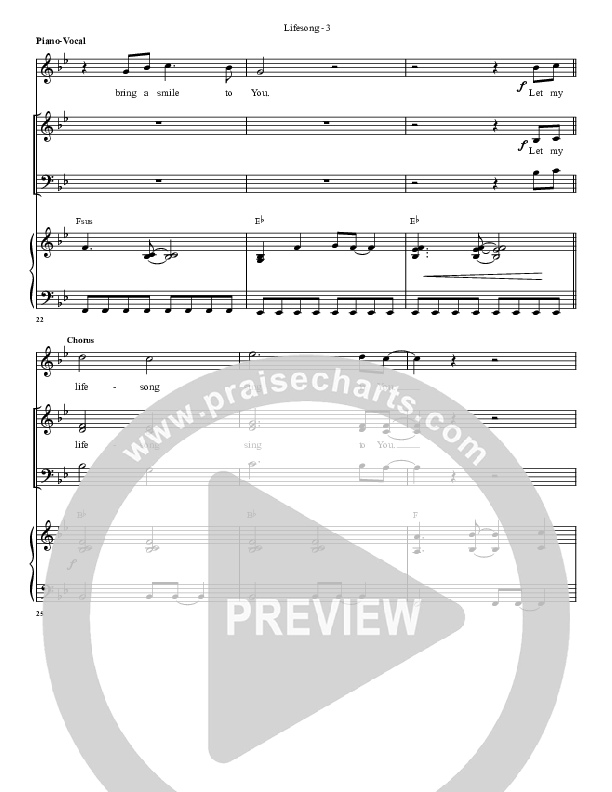 Lifesong Piano/Vocal (G3 Worship)