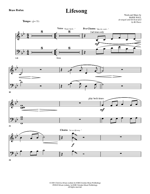 Lifesong Synth Brass (G3 Worship)