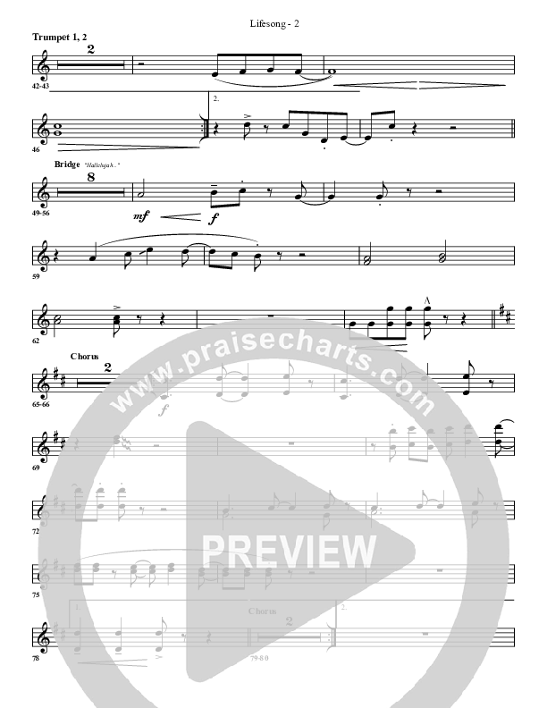 Lifesong Trumpet 1,2 (G3 Worship)