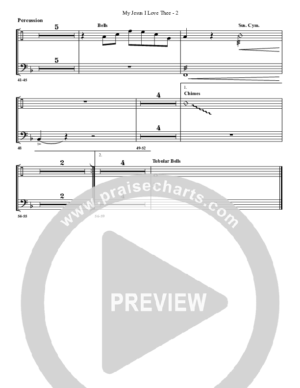 My Jesus I Love Thee Percussion (G3 Worship)