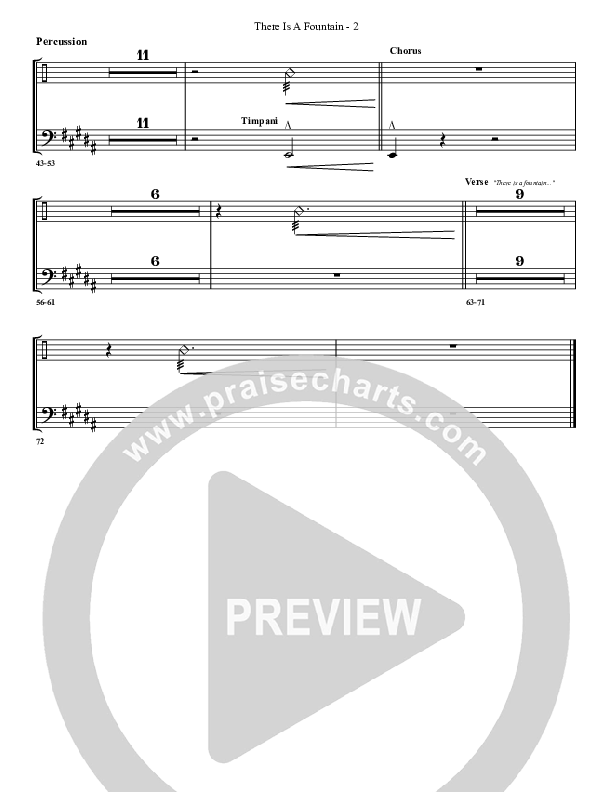 There Is A Fountain Percussion (G3 Worship)