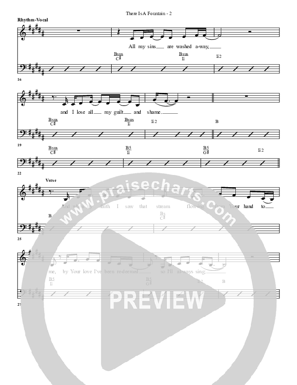 There Is A Fountain Rhythm/Vocal (G3 Worship)