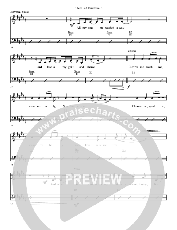 There Is A Fountain Rhythm/Vocal (G3 Worship)