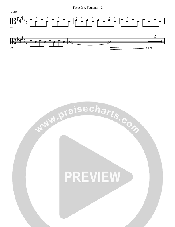 There Is A Fountain Viola (G3 Worship)
