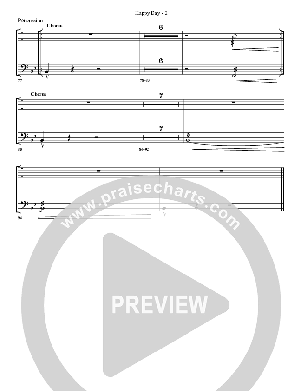 Happy Day Percussion (G3 Worship)