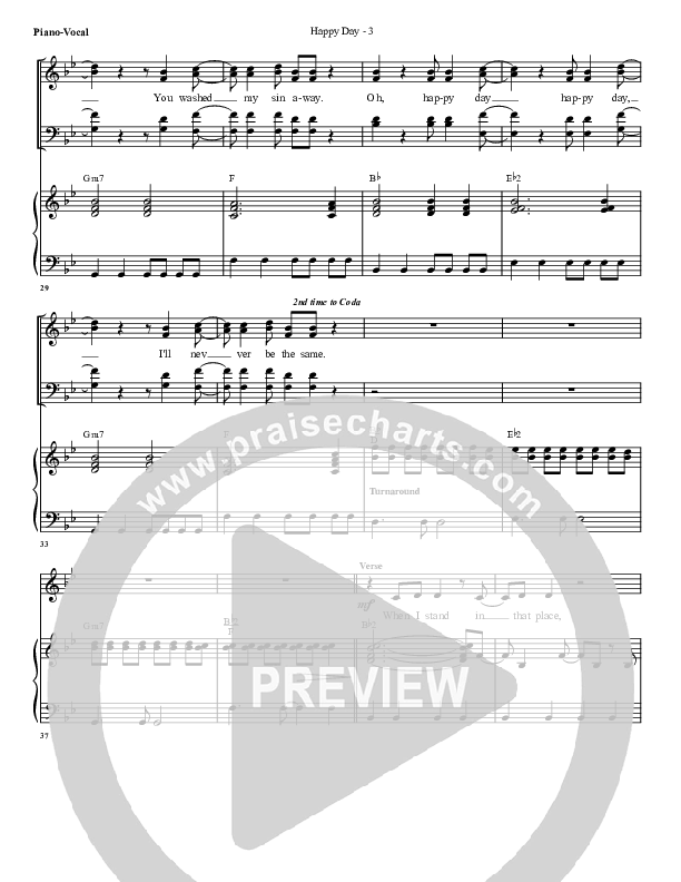 Happy Day Lead & Piano (G3 Worship)