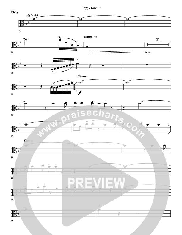 Happy Day Viola (G3 Worship)