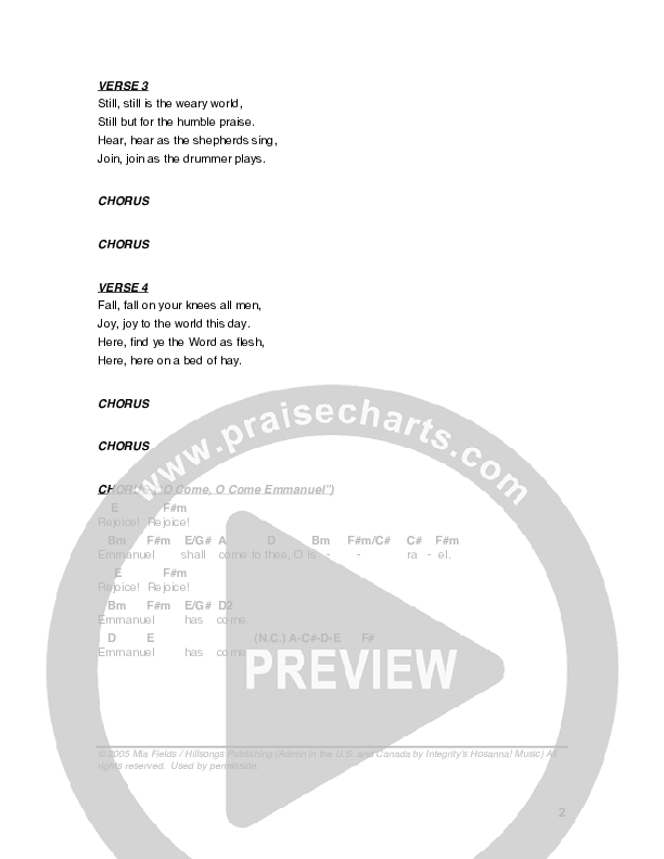 O Rejoice Chords & Lyrics (G3 Worship)