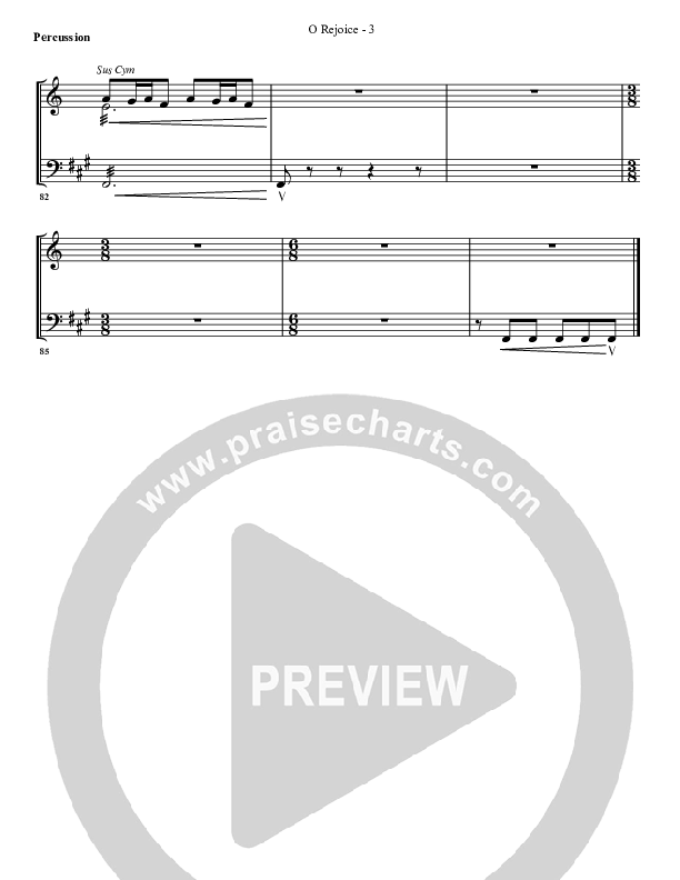 O Rejoice Percussion (G3 Worship)